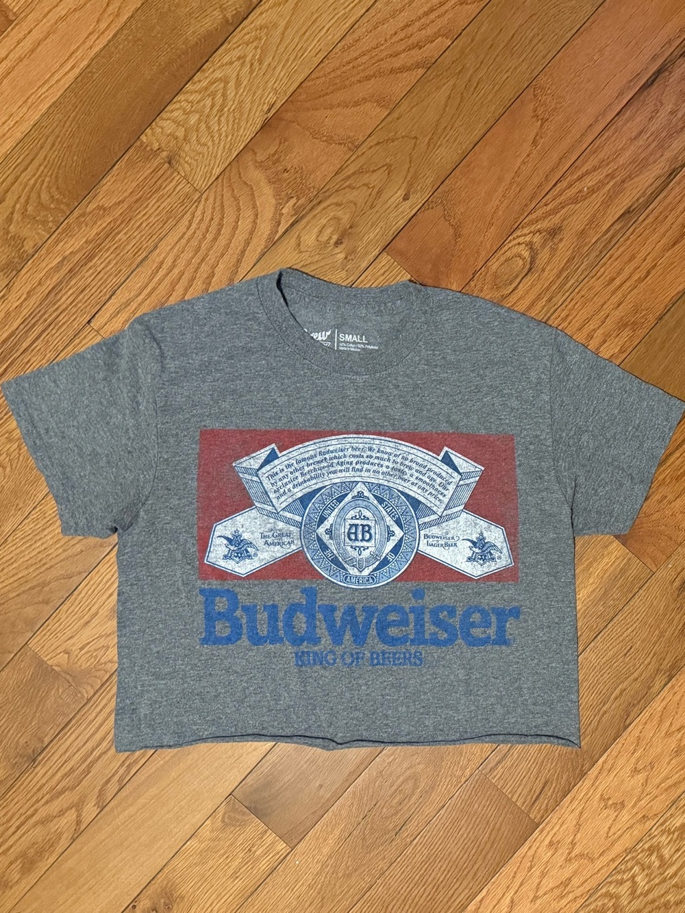 Budweiser Beer Graphic Crop Top